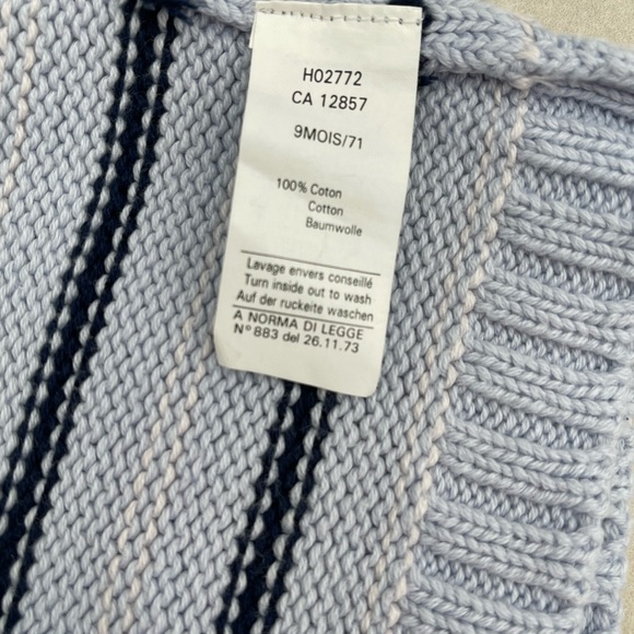 French Designer La Petite Ourse Sweater & Socks 9 mos - Picture 8 of 10